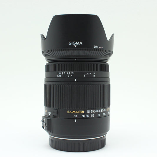 中古 SIGMA 18-250mm F3.5-6.3 DC OS HSM EF用