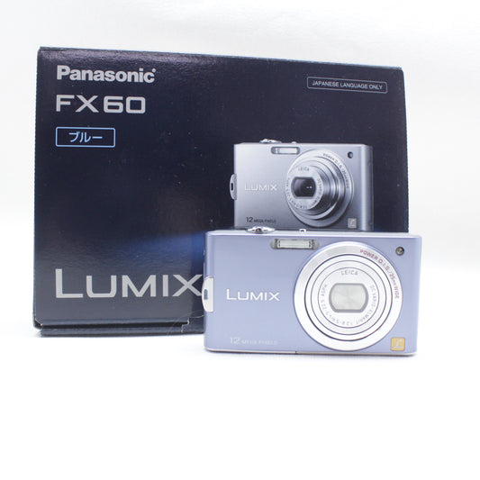 中古品 Panasonic LUMIX DMC-FX60 ブルー