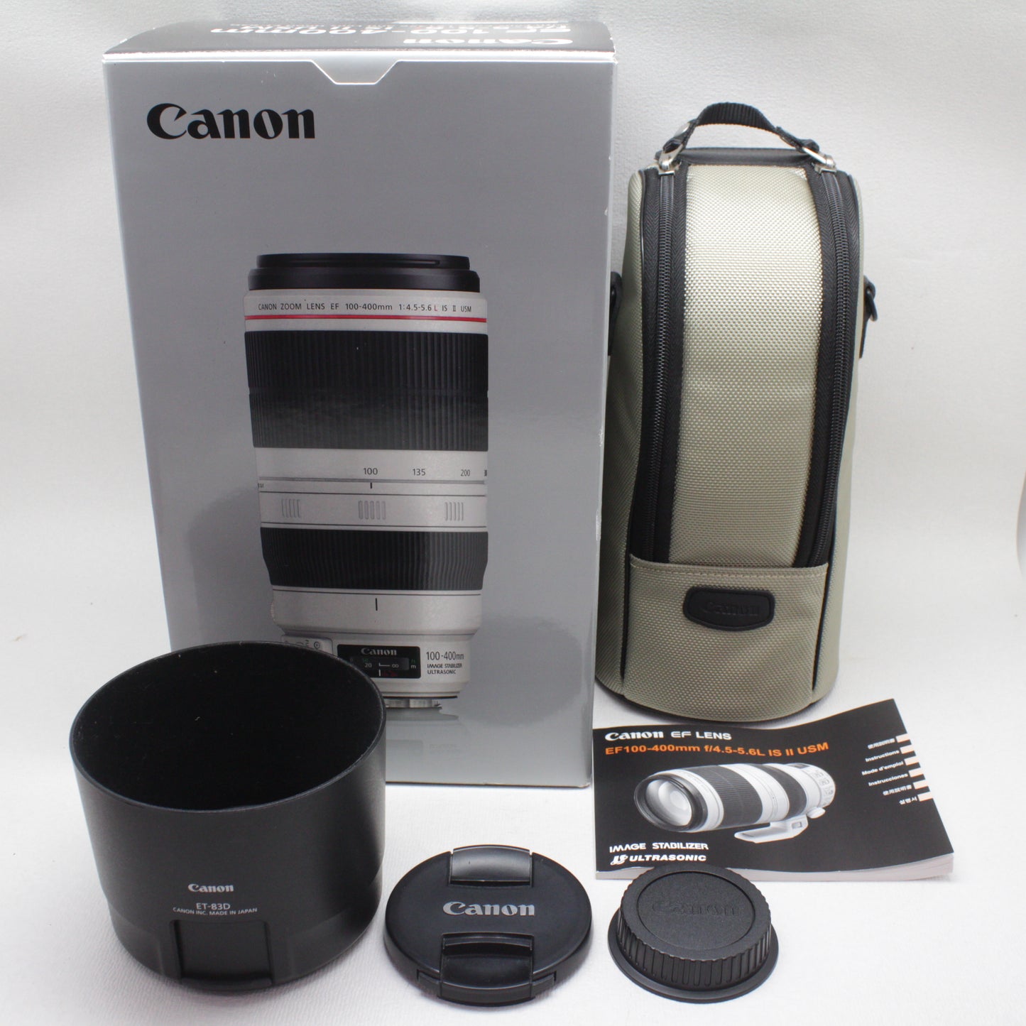 中古品 Canon EF100-400mm F4.5-5.6 L IS Ⅱ USM【12月7日(土)Youtube生配信でご紹介】