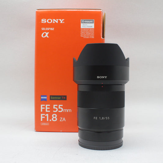 中古品 SONY Sonnar T* FE 55mm F1.8 ZA SEL55F18Z【10月19日(土) YouTube生配信でご紹介】