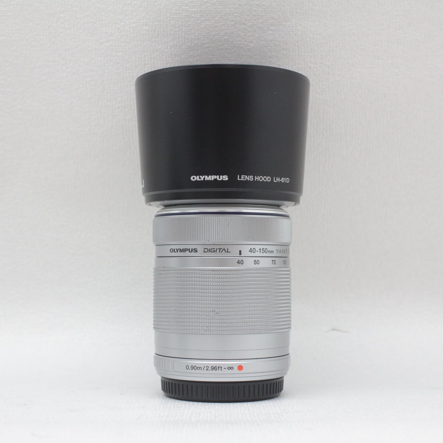 中古品 OLYMPUS M.ZUIKO DIGITAL ED 40-150mm F4.0-5.6 R シルバー