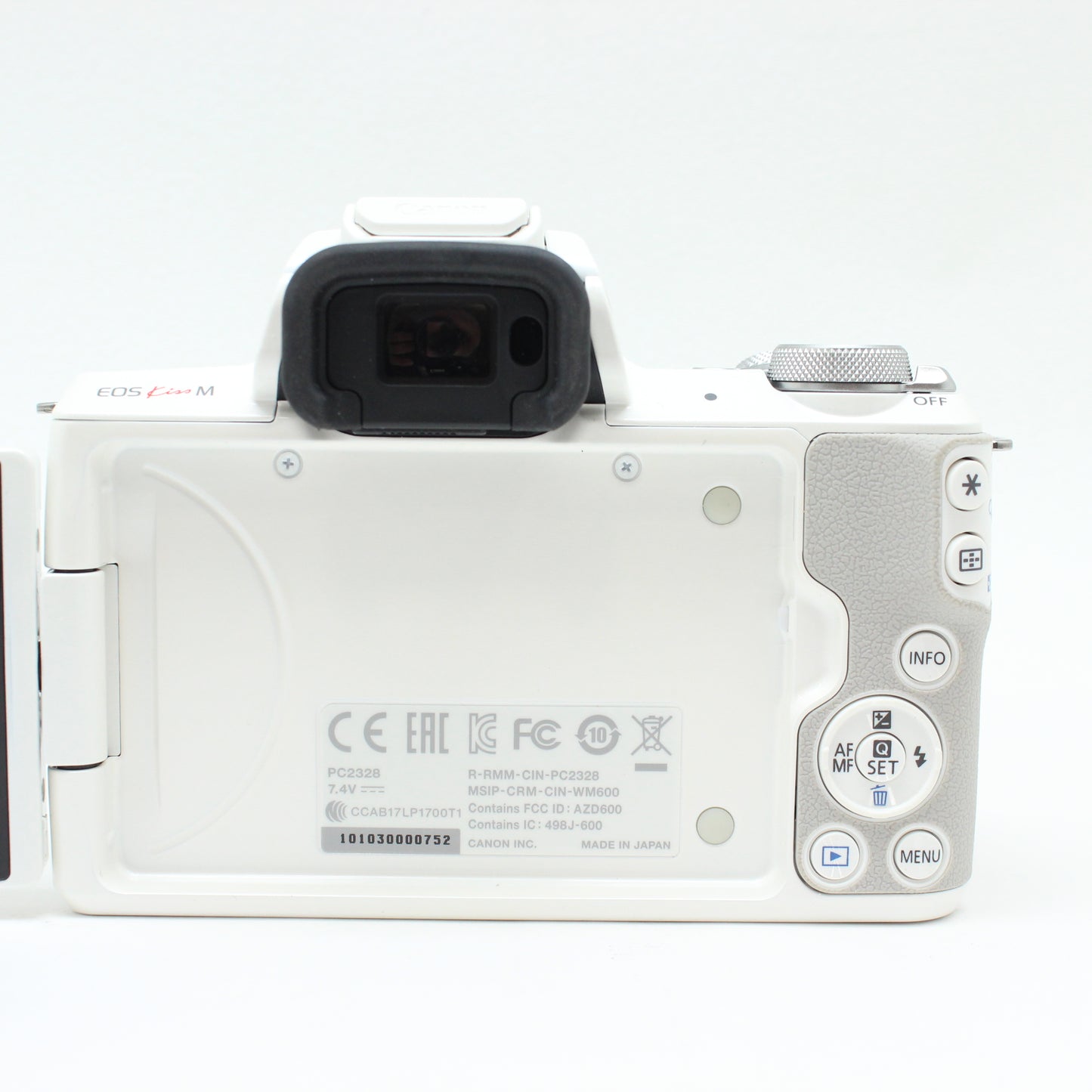 中古 Canon EOS Kiss M 15-45mm ISレンズセット