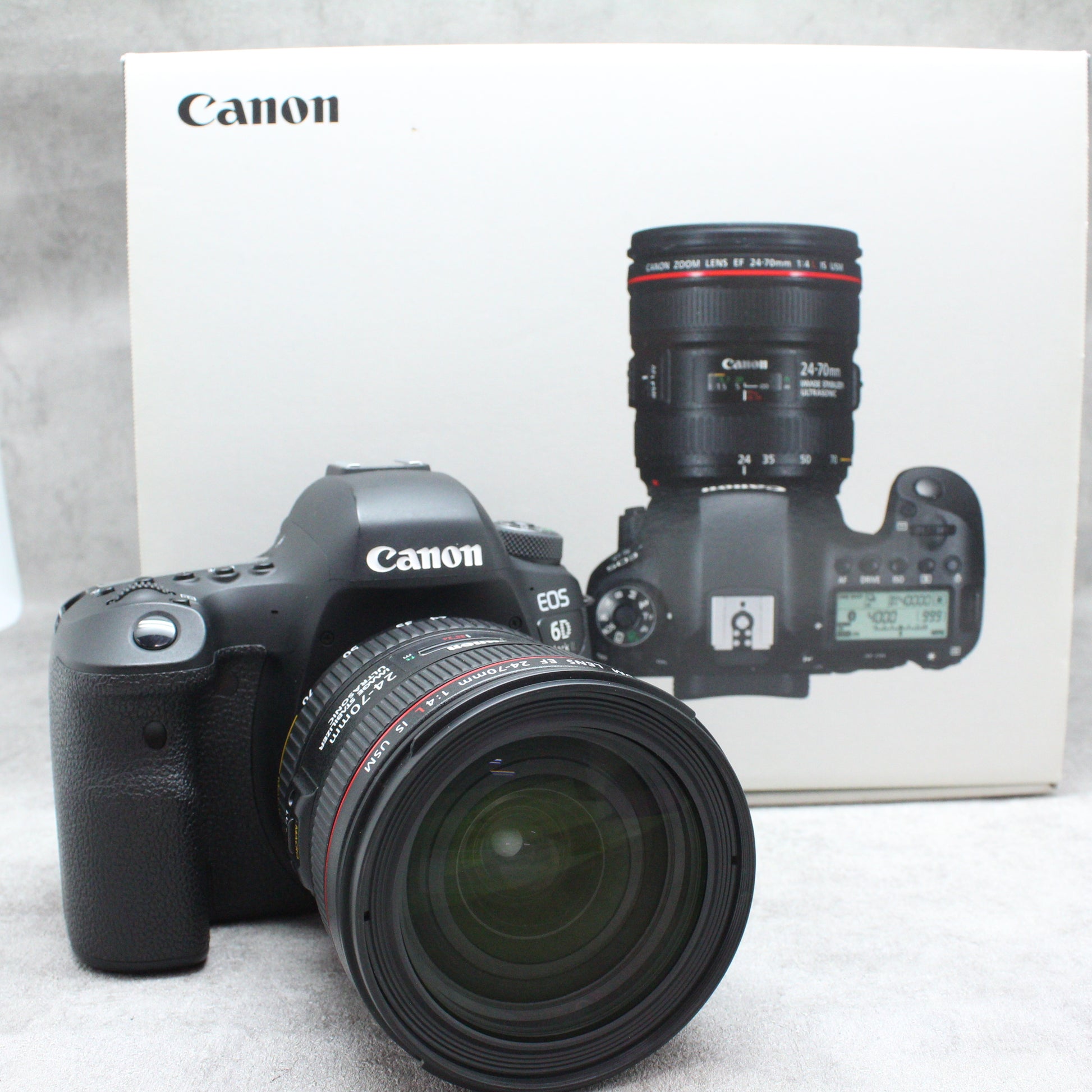 中古品 EOS 6D Mark II EF24-70 F4L IS USM レンズキット 【9月23日(土) youtube生配信でご紹介】