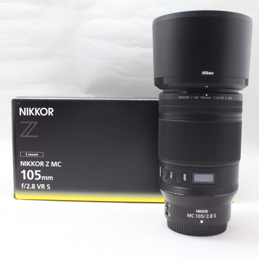 中古品 Nikon NIKKOR Z MC 105mm F2.8 S【3月1日(土)Youtube生配信でご紹介】