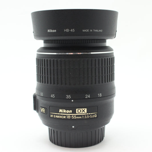 中古 Nikon AF-S DX 18-55mm F3.5-5.6 G VR