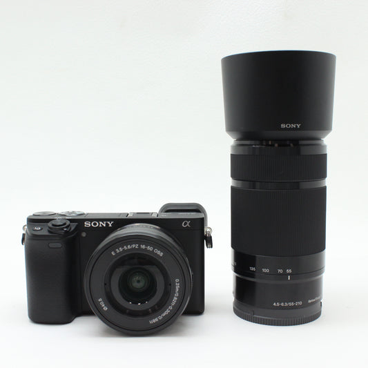 中古 SONY α6400 ダブルズームキット ブラック