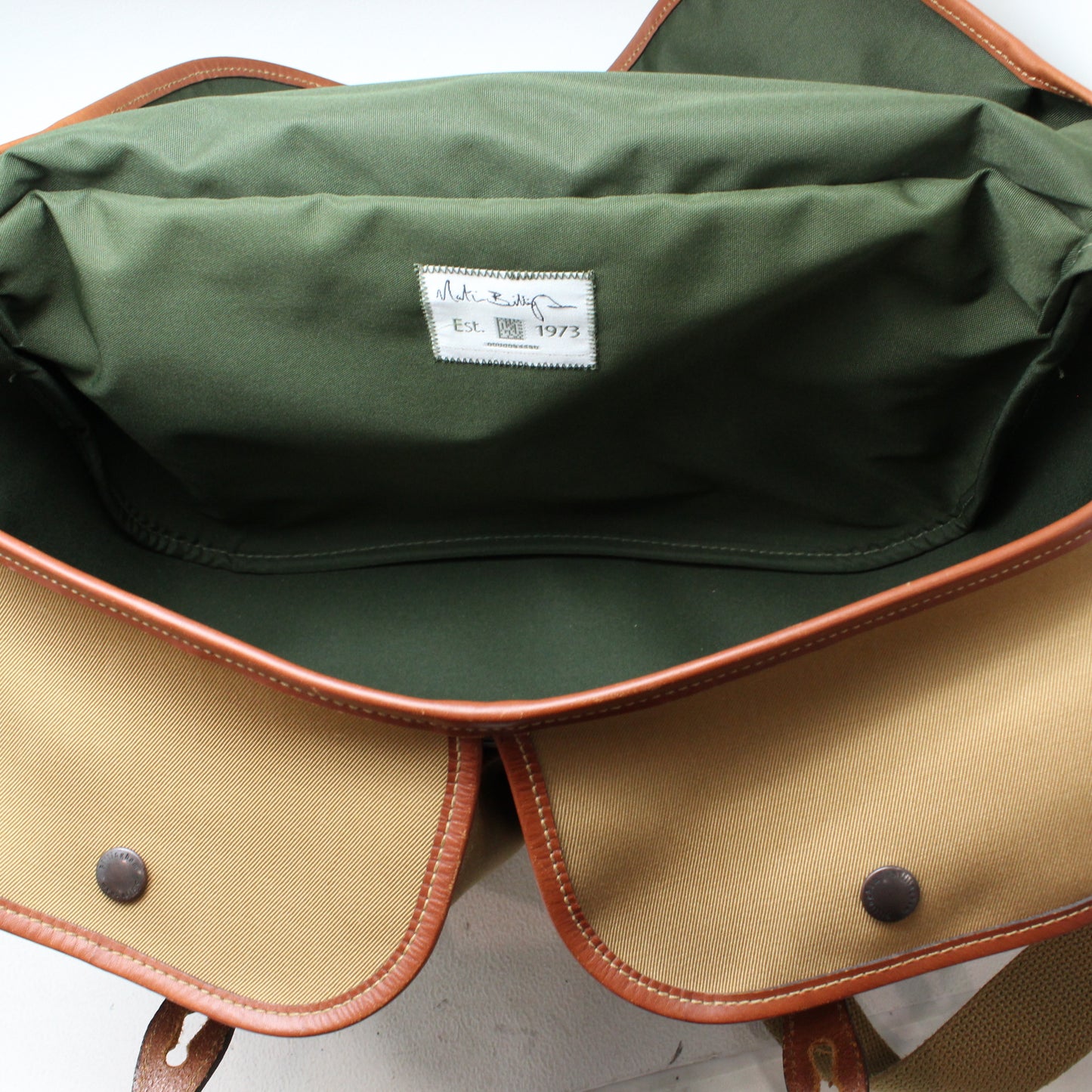 中古 Billingham Hadley pro 旧型 カメラバッグ カーキ×タン