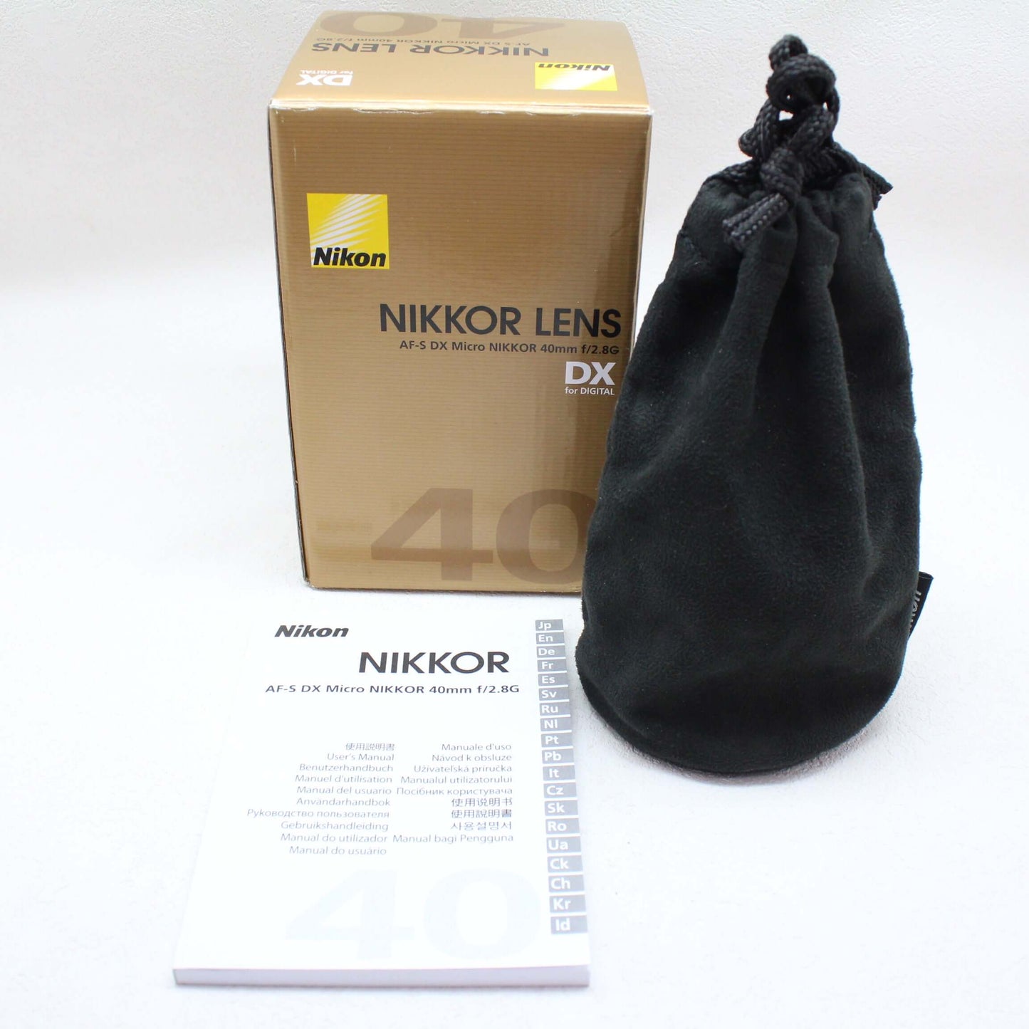 中古品 Nikon AF-S Micro NIKKOR 40mm F2.8 G ☆1月18日(木)のYouTube生配信でご紹介☆