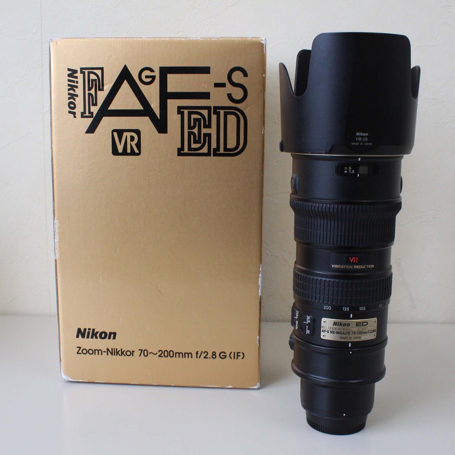 中古品 Nikon AF-S 70-200mm F2.8 VR G 【2月24日(土) youtube生配信でご紹介】