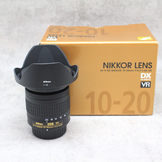 中古品 Nikon AF-P DX NIKKOR 10-20mm F4.5-5.6G VR ☆10月19日(木)のYouTube生配信でご紹介☆