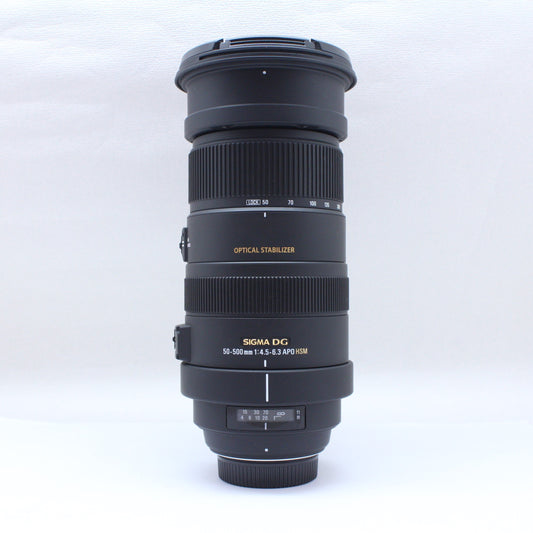 中古品 SIGMA DG 50-500mm F4.5-6.3 APO OS HSM (Nikon用)