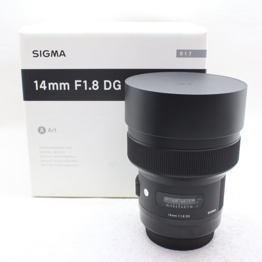 中古品  SIGMA Art 14mm F1.8 DG HSM (Canon EF用)【4月28日(日) youtubeゲリラ生配信でご紹介】