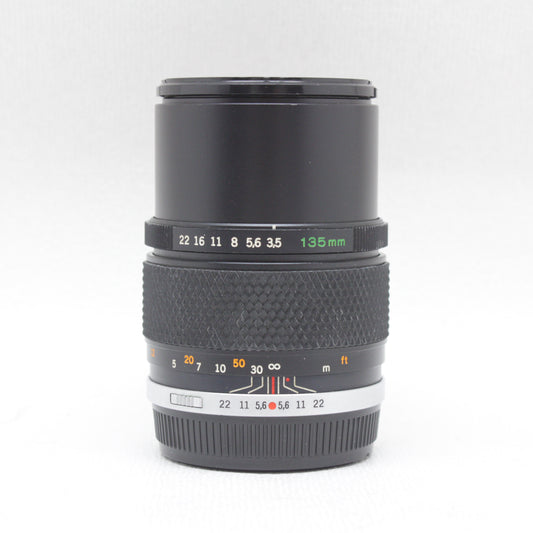 中古品 OLYMPUS E.ZUIKO AUTO-T 135mm F3.5【12月21日(土)Youtube生配信でご紹介】