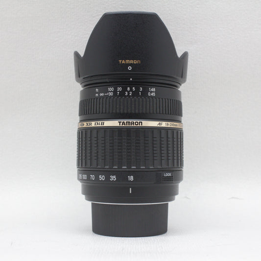 中古品 TAMRON 18-200mm F3.5-6.3 PENTAX用