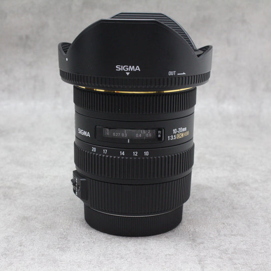 中古品SIGMA 10-20mm F3.5 DC HSM EFマウント【10月7日(土) youtube生配信でご紹介】