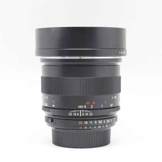中古品 Carl Zeiss Makro-Planar 50mm ZF.2【3月15日(土)Youtube生配信でご紹介】