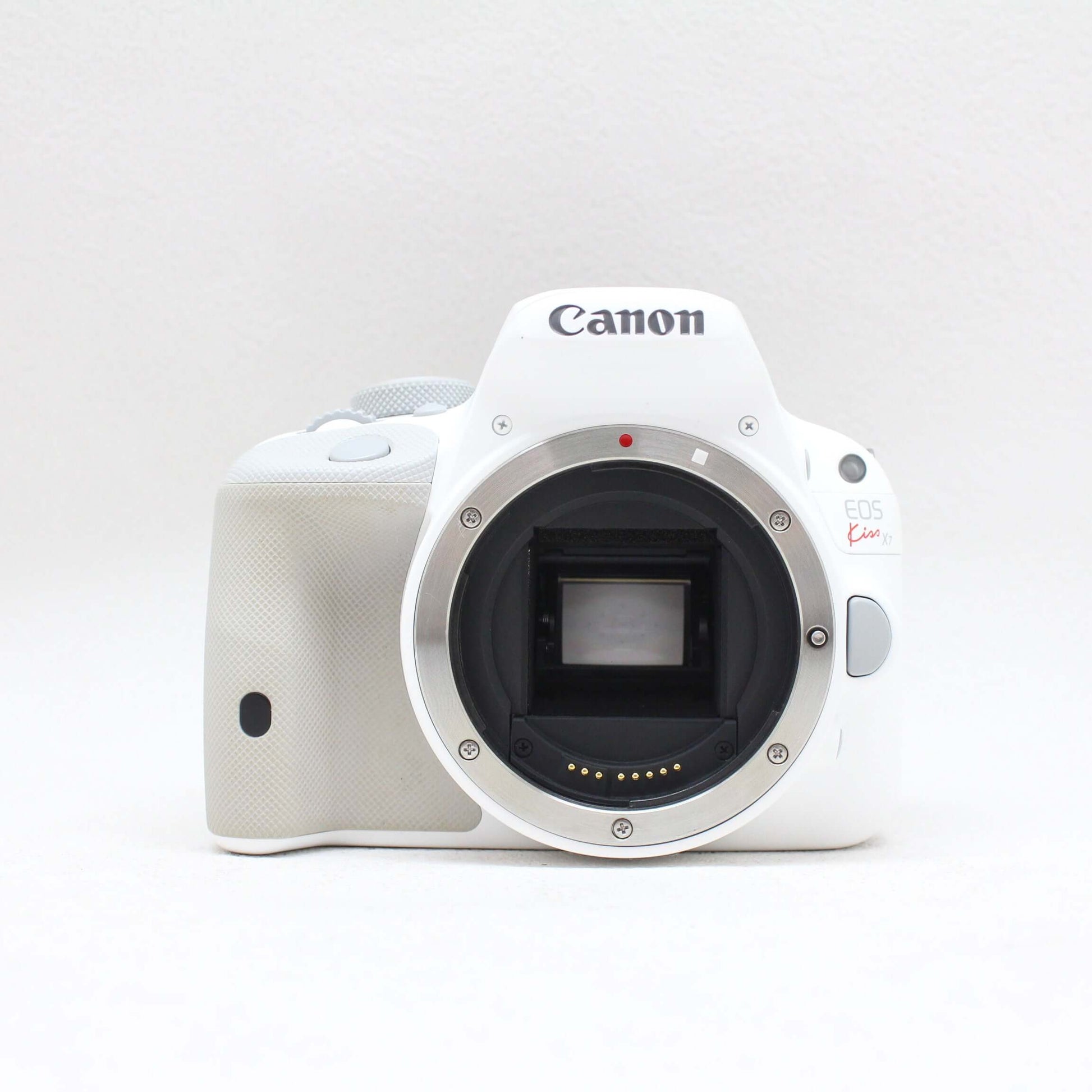 中古品 Canon EOS Kiss X7 レンズキット WT【1月20日(土) youtube生配信でご紹介】