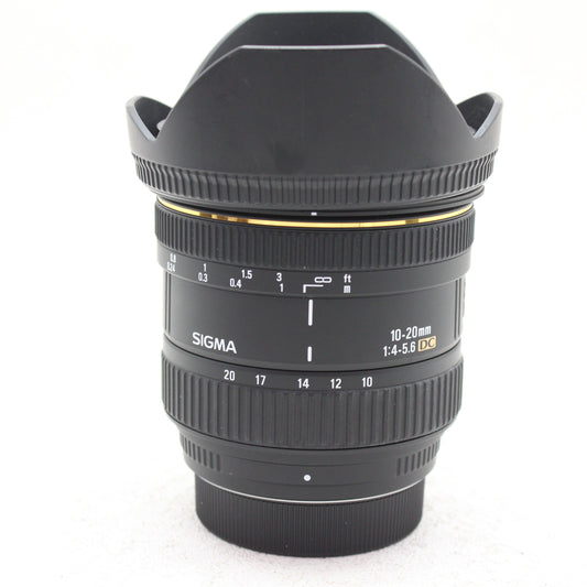 中古品 SIGMA 10-20mm DC F4-5.6 PENTAX Kマウント  【6月15日(土) youtube生配信でご紹介】