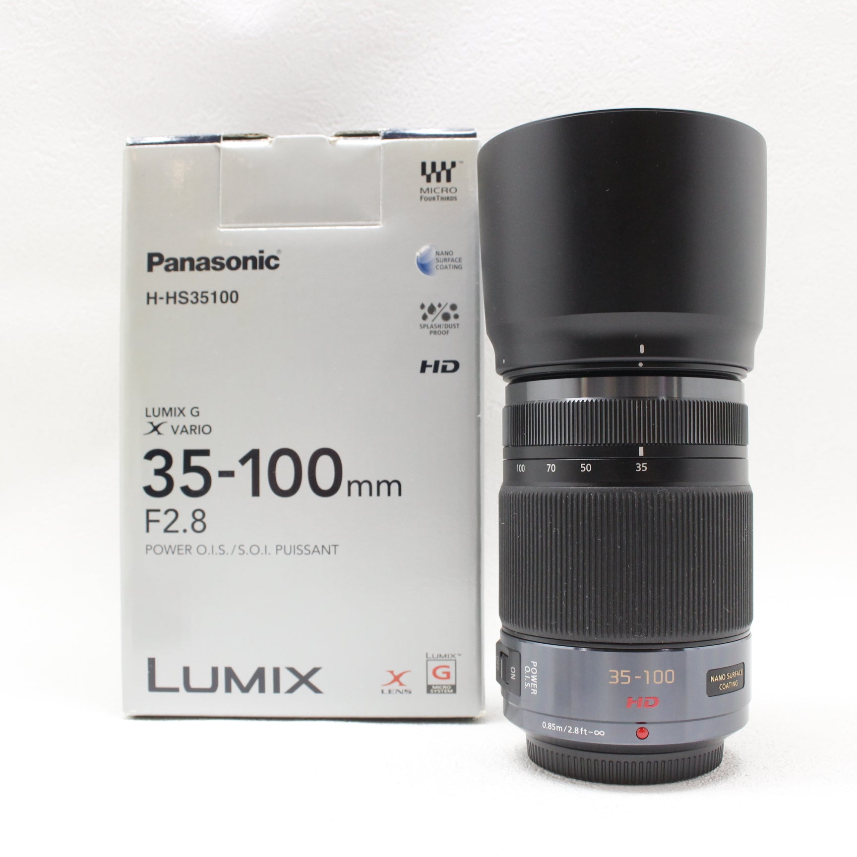 中古品 Panasonic LUMIX G X VARIO 35-100mm F2.8 【12月31日(日) youtube生配信でご紹介】