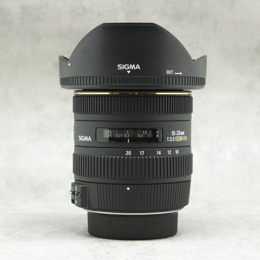 中古品 SIGMA 10-20mm F3.5 EX DC HSM (Nikon Fマウント) ☆6月29日(木)のYouTube生配信でご紹介☆