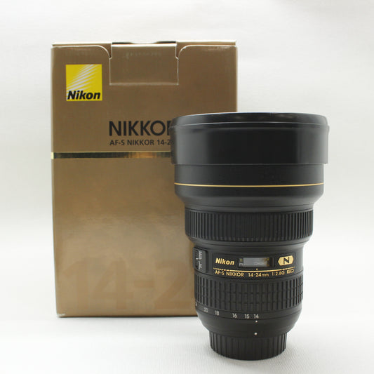 中古品 Nikon AF-S NIKKOR 14-24mm F2.8G ED【8月31日(土) YouTube 生配信でご紹介】