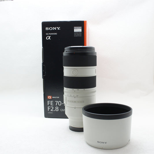 中古品 SONY FE70-200mm F2.8 GM OSSⅡ【2月15日(土）YouTube配信番組でご紹介】