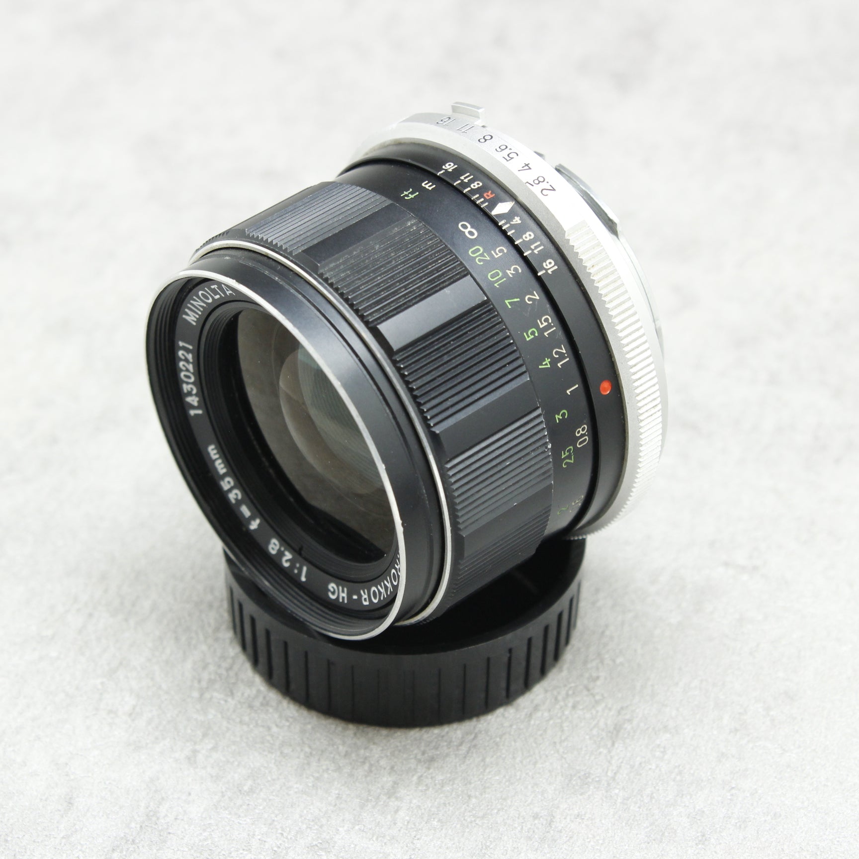 MINOLTA MC W.ROKKOR-HG 35mm f2.8 - レンズ(単焦点)