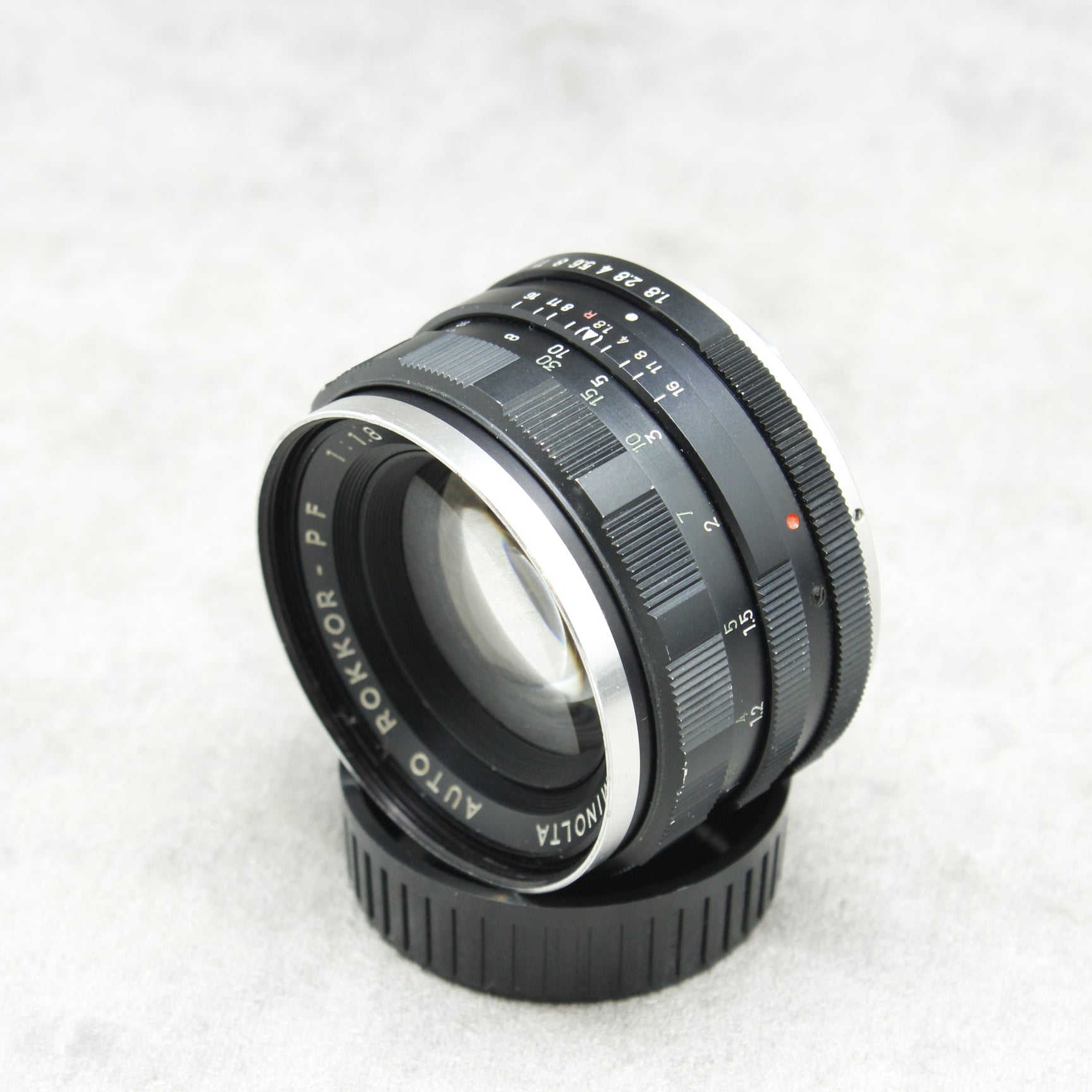 中古品 MINOLTA AUTO ROKKOR-PF 55mm F1.8 前期型 ♯4402080【4月30日