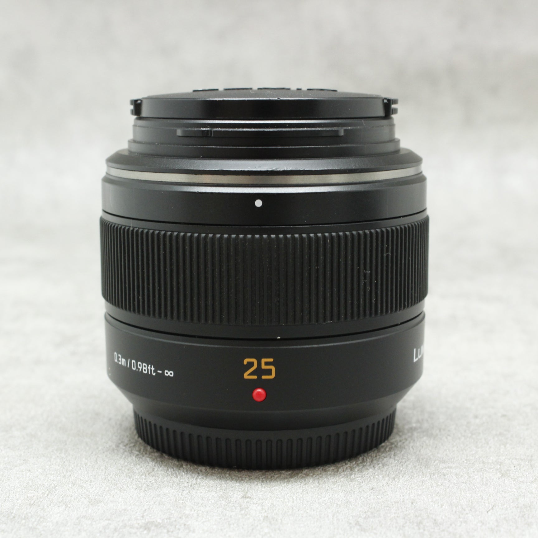 中古品 Panasonic LEICA DG SUMMILUX 25mm/F1.4 ASPH. H-X025　 ☆5月14日(日)のYouTube生配信でご紹介☆