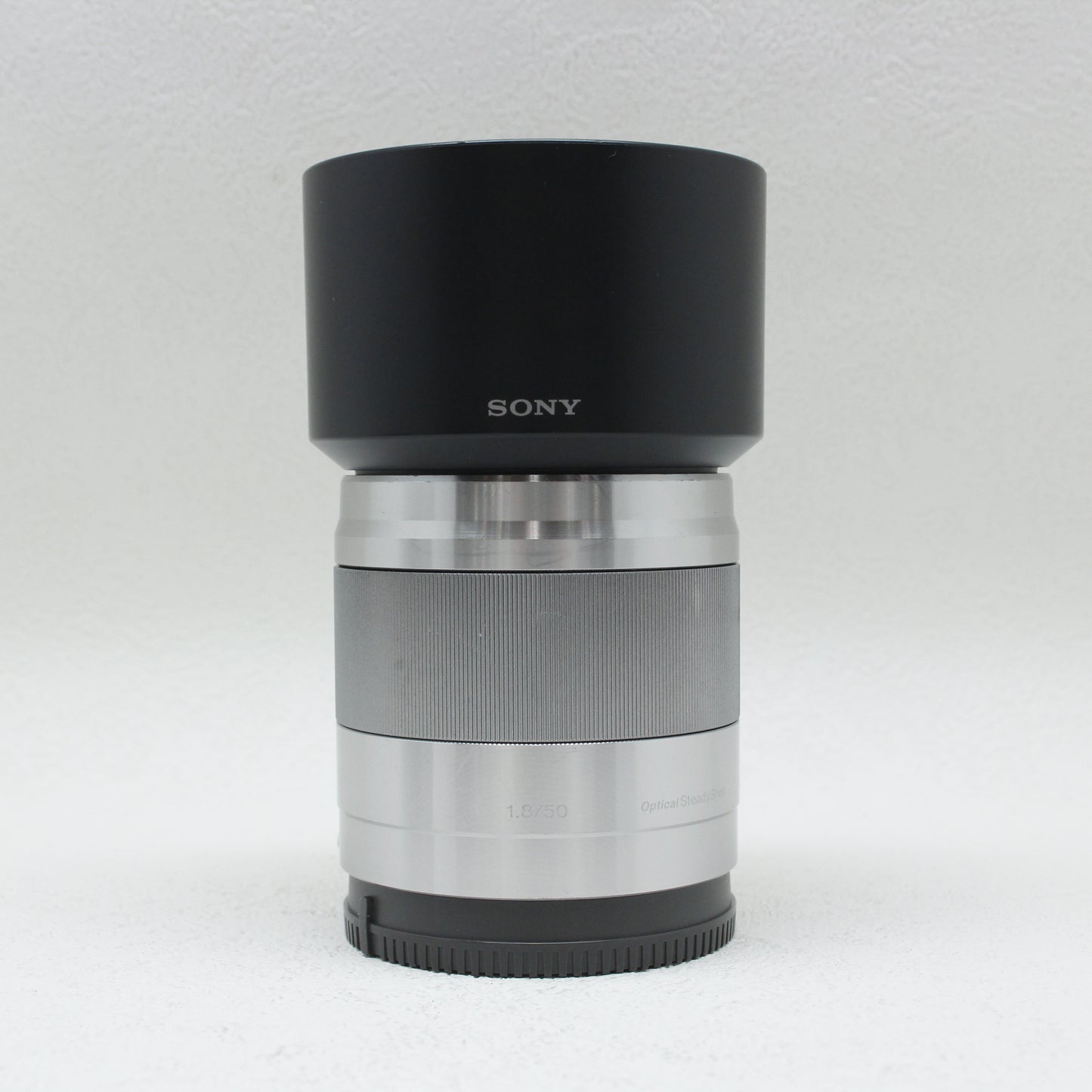 中古品 SONY E 50/1.8 OSS ｼﾙﾊﾞｰ SEL50F18　