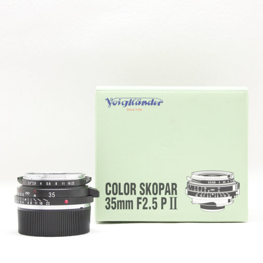 中古品 Voigtlender COLOR SKOPAR 35mm F2.5 P Ⅱ 【12月2日(土) youtube生配信でご紹介】