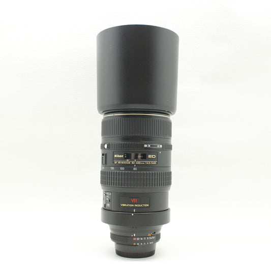 中古品  Nikon AF VR NIKKOR 80-400mm F4.5-5.6 D 【10月1日(火)youtube生配信でご紹介】