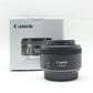 中古品 Canon EF50mm F1.8 STM 【1月11日(土)YouTube生配信でご紹介】