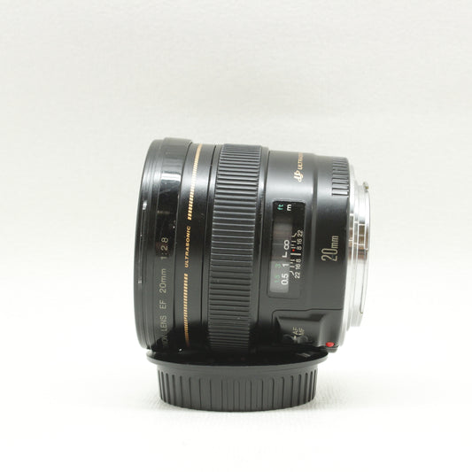 中古品 Canon EF 20mm F2.8 USM【10月8日(火) YouTube生配信でご紹介】