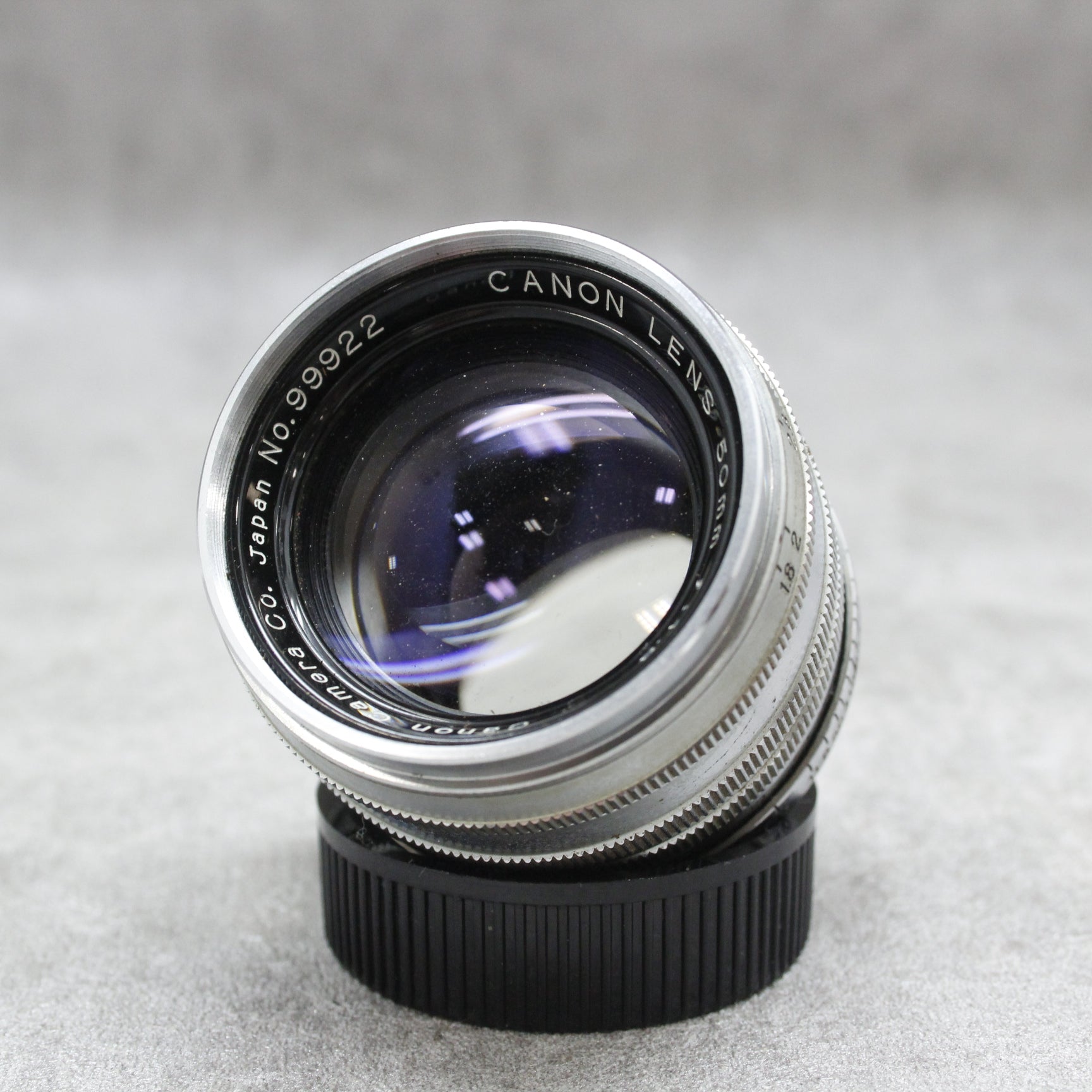 中古品 Canon 50mm F1.8（L39マウント）【8月26日(土) youtube生配信