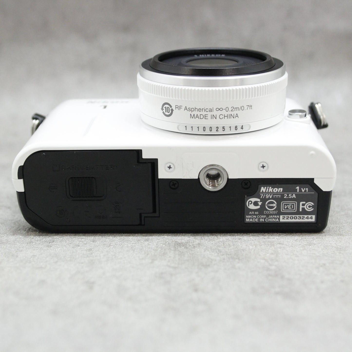 中古品 Nikon1 V1 薄型レンズキット ホワイト 【9月2日(土)のYouTube生