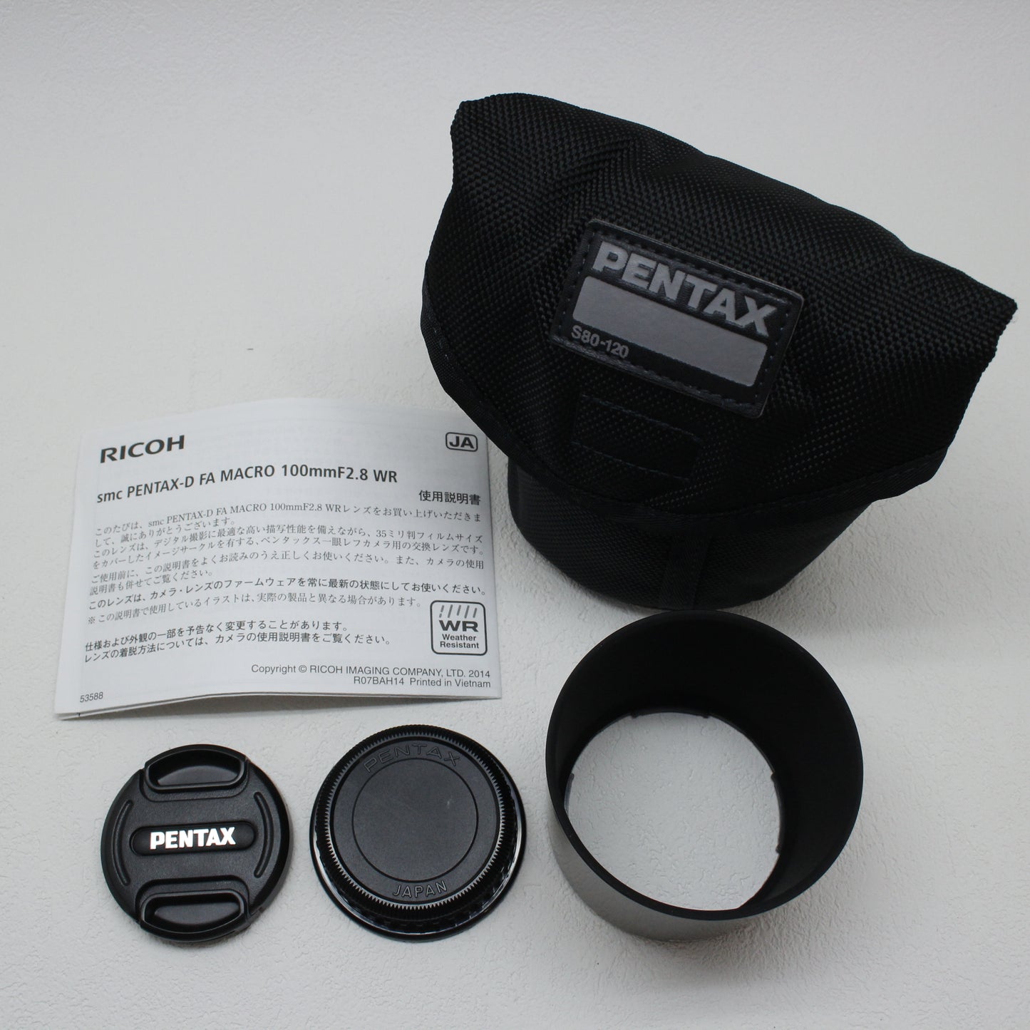 中古品 smc PENTAX-D FA 100mm F2.8 WR