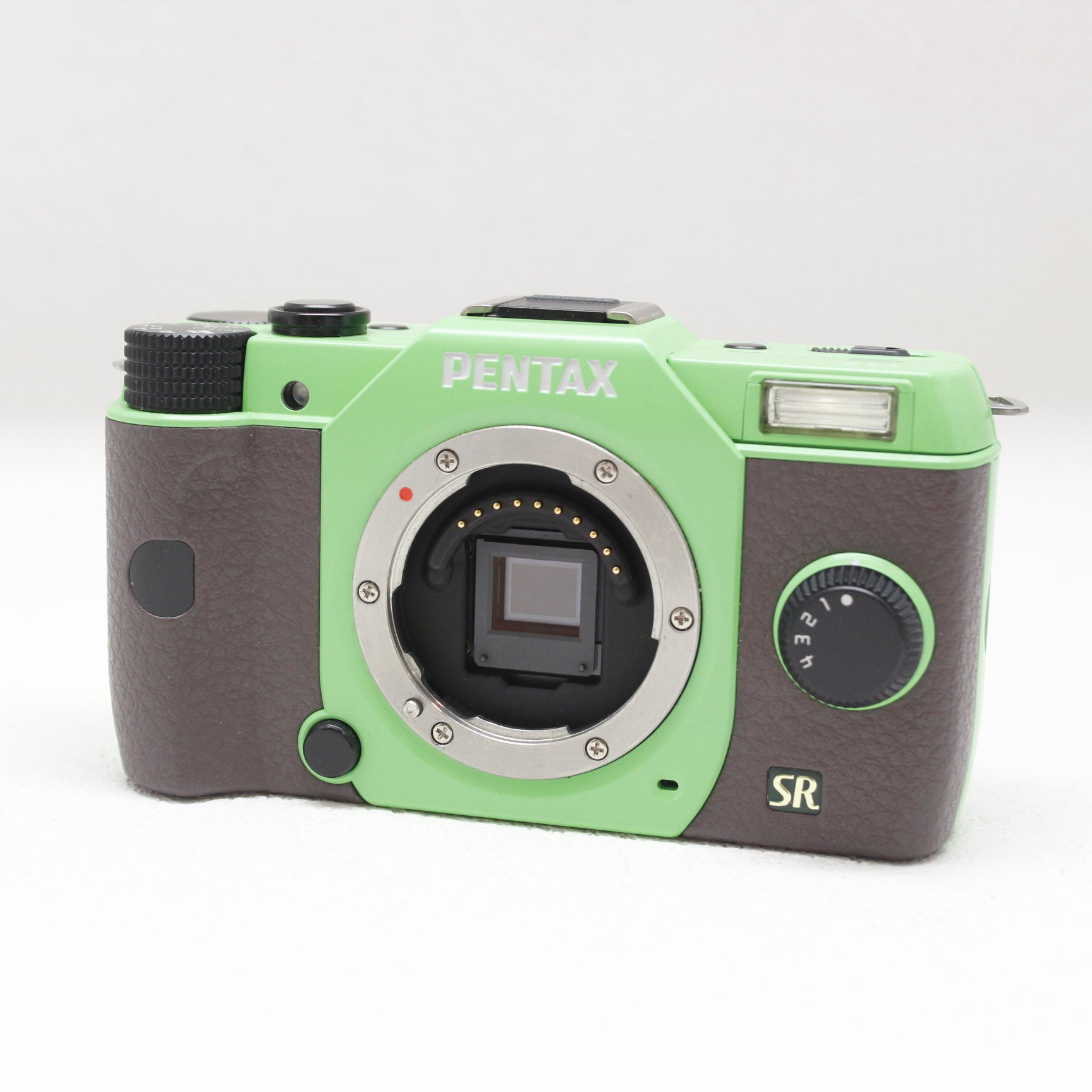 中古品 PENTAX Q7レンズキット （オーダーカラー） GR/BR【12月16日(土 