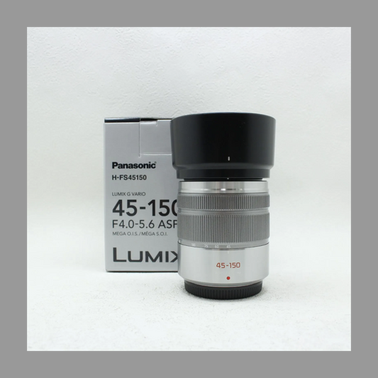 アウトレット品 Panasonic LUMIX G VARIO 45-150mm F4.0-5.6 ASPH. MEGA O.I.S. H-FS45150-S シルバー