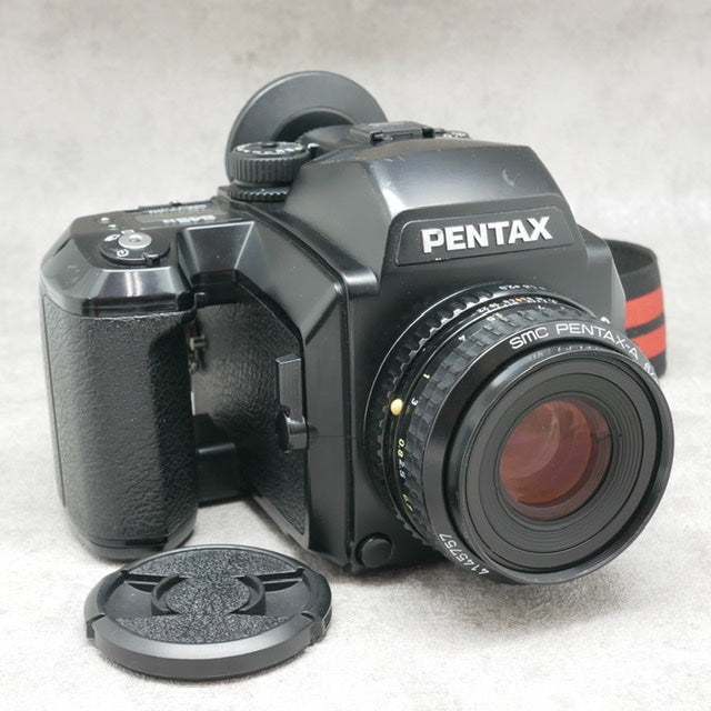 中古品 PENTAX645Nボディ PENTAX645 75mm F2.8
