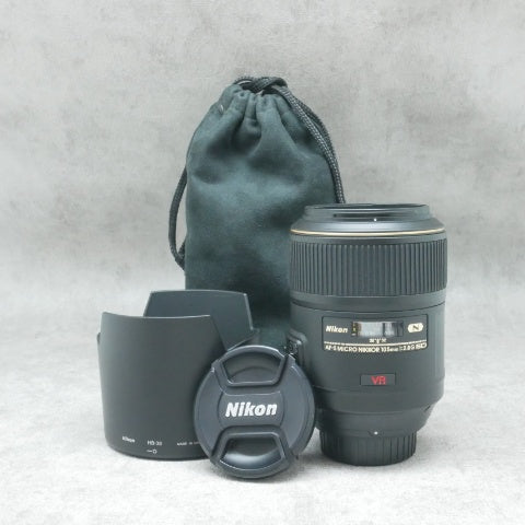 中古品 Nikon AF-S 105mm F2.8 MACRO ED VR