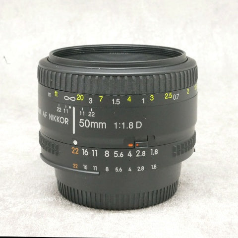 中古品 Nikon AF NIKKOR 50mm F1.8D さんぴん商会