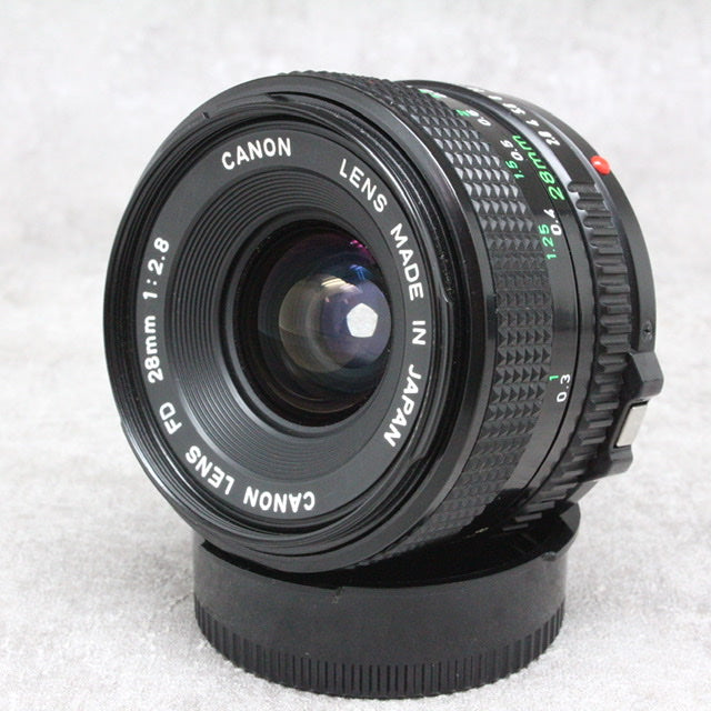 中古品 Canon NewFD 28mm F2.8 さんぴん商会