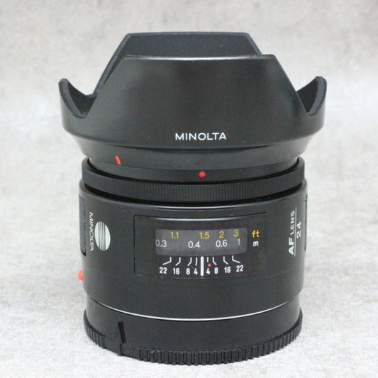 【中古品】 MINOLTA AF 24mm F2.8