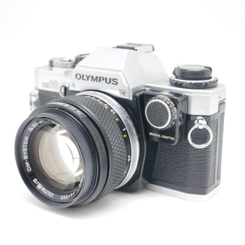 中古品 OLYMPUS OM10 シルバー + G.ZUIKO AUTO-S 50mm F1.4