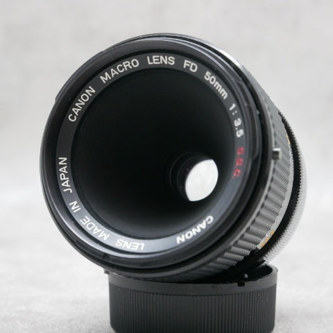 中古品 Canon FD 50mm F3.5 MACRO S.S.C