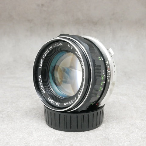 中古品 MINOLTA MC ROKKOR PF 55mm F1.7 – サトカメオンライン