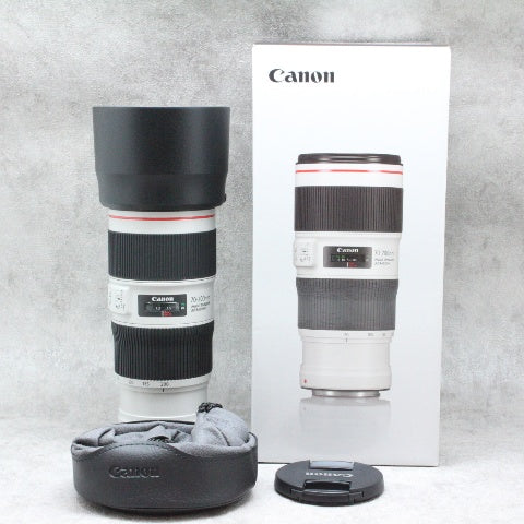 中古品 Canon EF 70-200mm F4L IS �U USM