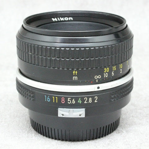 【中古品】 Nikon 50mm F2 非Ai