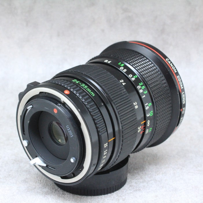 中古品 Canon NEW FD 24-35mm F3.5 L – サトカメオンラインショップ